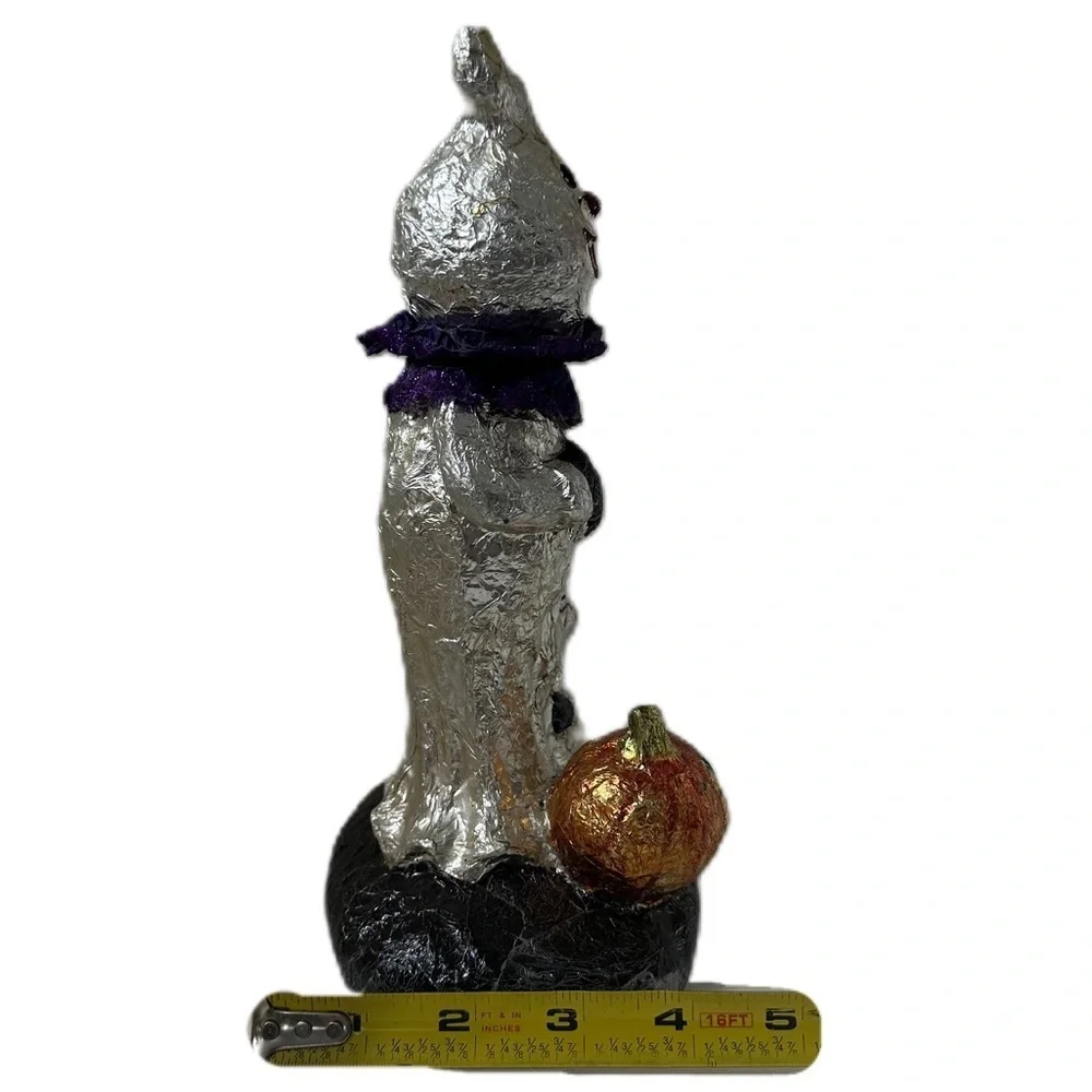 Halloween Ghost Foil Figurine and Pumpkins  Vintage Decor - Picture 14 of 15